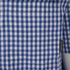 Columbia Men's Rapid Rivers II Solid Box Plaid S/S Shirt (Retail $40)
