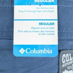 Columbia Men's Navy Inseam 6