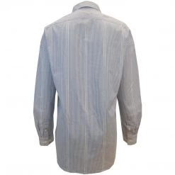 Spotted Clothing OBEY Women's Blue White Stripe L/S Shirt (S05) Small