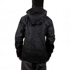 Mens Quechua Men's Black 3 In 1 Fleece Lined Canvas Full Zip Jacket (EU Size Small)