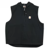 Carhartt Men's Black Knoxville Fleece-Lined Hooded Vest (S04)