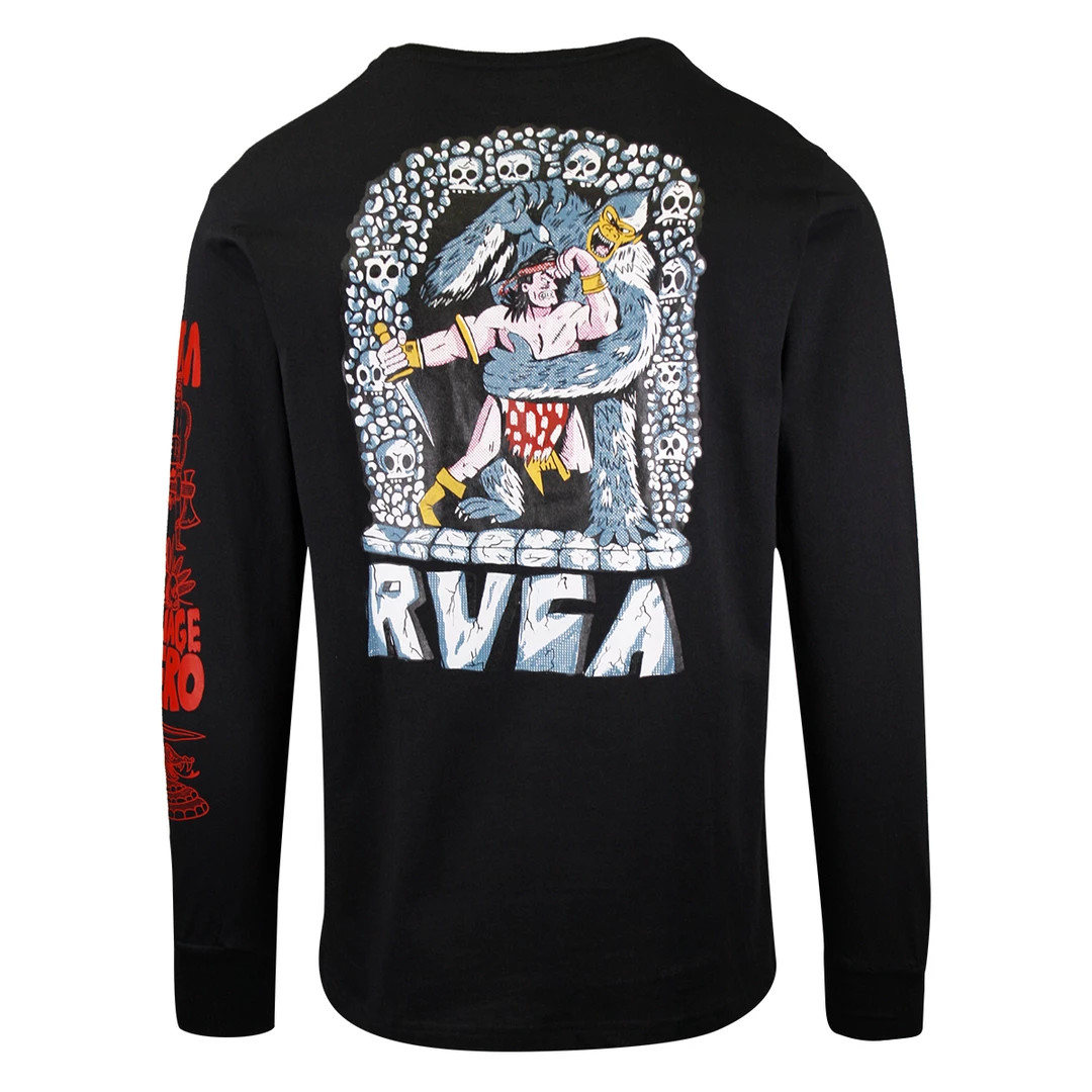 RVCA Men's Barbarian Regular Fit L/S T-Shirt (S12) 11 RVCA Men's Barbarian Regular Fit L/S T-Shirt (S12)