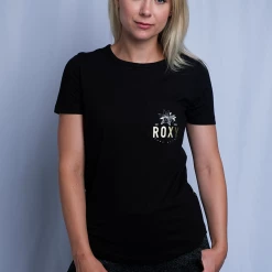 T-Shirts Roxy Women's Flower EST 1990 S/S T-Shirt (S02)