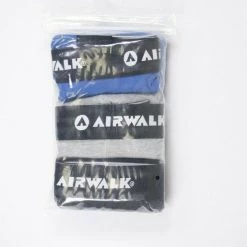 Airwalk Men's 3 Pack Blue Grey Charcoal Boxer Brief Mens