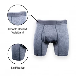 Mens Hanes Men's 3 Pack Comfort Flex Fit Breathable Stretch Mesh Boxer Briefs (S01)