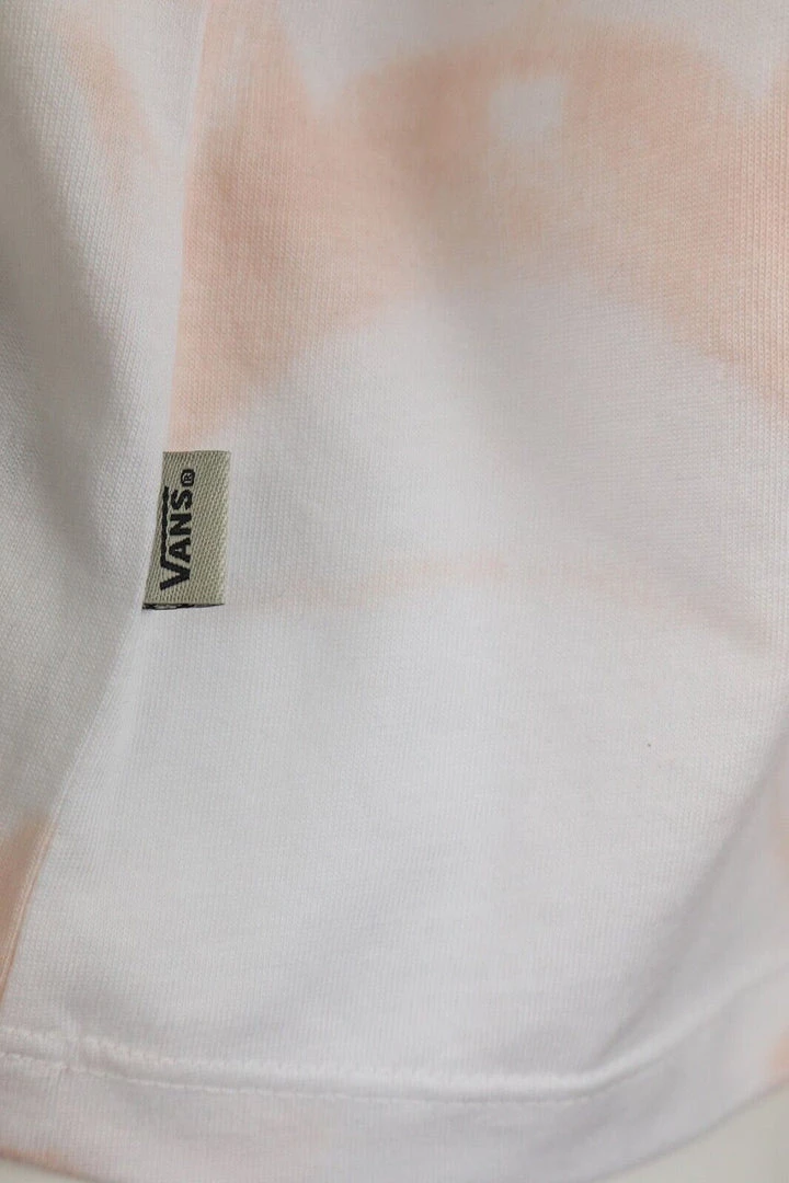 Vans Women's Pink & White Tie-Dye Crop S/S T-Shirt (610) 7 Vans Women's Pink & White Tie-Dye Crop S/S T-Shirt (610)