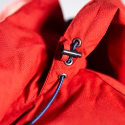 Quechua Men's Mars Red 3 In 1 Fleece Lined Canvas Full Zip Jacket