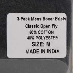 French Connection Men's 3 Pack Dark Grey W/ Black Strap Boxer Brief (S03)
