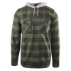 VANS Men's Green Plaid Parkway II Hooded L/S Shirt Jacket New Arrivals