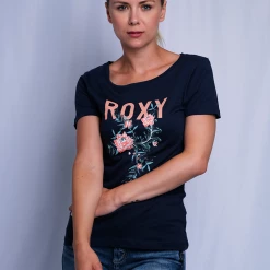 Roxy Women's Floral Round Neck S/S T-Shirt (S05) 34 Roxy Women's Floral Round Neck S/S T-Shirt (S05)