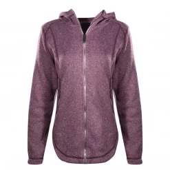 Eddie Bauer Women's Berry Sunray Fleece Full Zip Hoodie (S02)