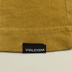 Volcom Men's Golden Brown Animoscillator Two Face S/S T-Shirt (S50) New Arrivals