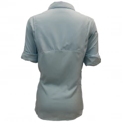 Columbia Women's Sky Blue Omni-Shade Silver Ridge Lite L/S Shirt 490