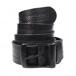 Billabong Men's Black Cow Leather Belt (S10) New Arrivals