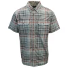 Spotted Clothing PrAna Men's Tower Grey Maroon Plaid S/S Woven Shirt (S19)