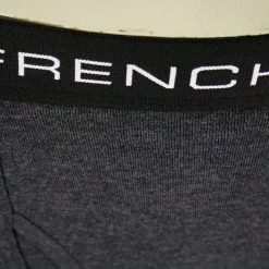 French Connection Men's 3 Pack Dark Grey W/ Black Strap Boxer Brief (S03)