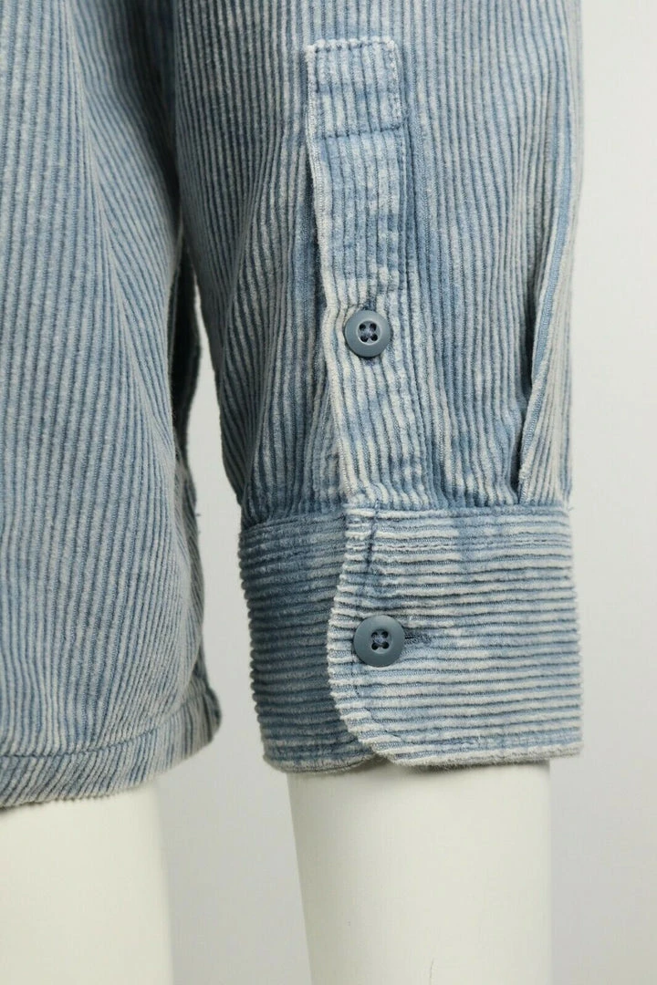 Vans Men's Blue Mirage Gatewood Corduroy Classic Fit L/S Woven Shirt 8 Vans Men's Blue Mirage Gatewood Corduroy Classic Fit L/S Woven Shirt