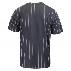FILA Men's Black Beige Vertical Stripe Crew S/S T-Shirt (S05)