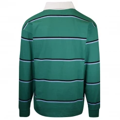 OBEY Men's Horizontal Stripe Button L/S Polo Shirt (S04) 30 OBEY Men's Horizontal Stripe Button L/S Polo Shirt (S04)