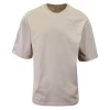 Mens H&M Men's Taupe Brown Relaxed Fit Classic S/S T-Shirt (S02)