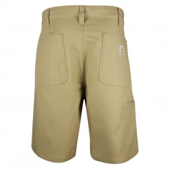 Carhartt Men's Khaki Rugged Flex Rigby Shorts (Waist Size: 36) Mens