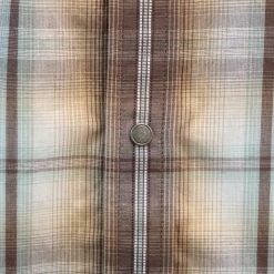 Spotted Clothing PrAna Men's Brown Cream Plaid S/S Woven Shirt (S14)