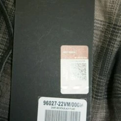 Harley-Davidson Men's Grey Plaid Skull L/S Woven Shirt (S04)