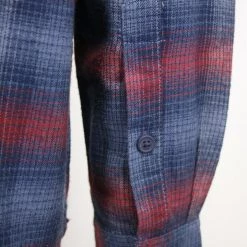 Columbia Men's Omniwick Red Blue L/S Plaid Flannel (S02) (Size 2XL)