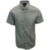 PrAna Men's Light Grey S/S Woven Shirt (S11)