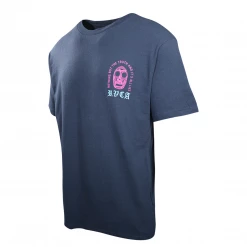 RVCA Men's Navy Chaos Relaxed Fit S/S T-Shirt (S12)