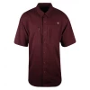 Ariat Men's Maroon Ariattek Heat Series S/S Woven Shirt