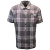 PrAna Men's Magenta Grey White Plaid S/S Woven Shirt (S23)