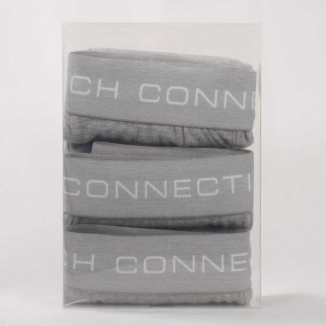 French Connection Men's 3 Pack Grey W/ Grey Strap Boxer Briefs (S11) Mens 8 French Connection Men's 3 Pack Grey W/ Grey Strap Boxer Briefs (S11) Mens