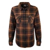 Harley-Davidson Women's Brown Black Plaid L/S Woven Shirt