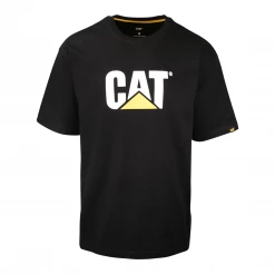 Caterpillar Men's Solid Color 3D Trademark S/S T-Shirt (S01)