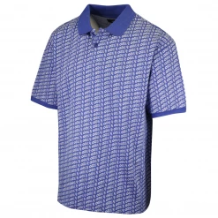 OBEY Men's All Over Print Cutter Button S/S Polo Shirt (S31)