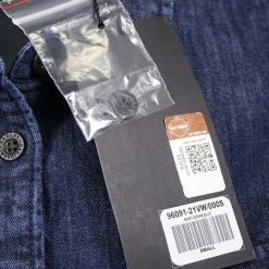 Harley-Davidson Women's Navy Blue Denim L/S Woven Shirt (S03) 17 Harley-Davidson Women's Navy Blue Denim L/S Woven Shirt (S03)