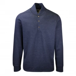 Mens Eddie Bauer Men's Sherpa-Lined Thermal Henley L/S T-Shirt (Retail $90)