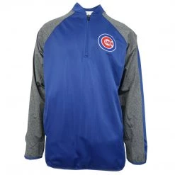 G-III Sports By Carl Banks Men's MLB Two Tone 1/3 Zip Sweater