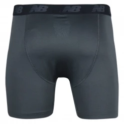 New Balance Men's Black, Grey, Navy, Bright Blue 5 Pack Boxer Brief (S05) Mens