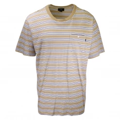 OBEY Men's Horizontal Striped Pocket S/S T-Shirt