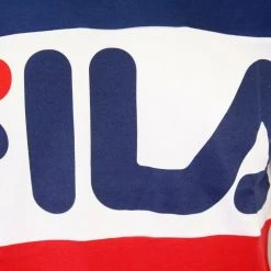 FILA Men's Classic Blue White Red Vialli S/S Tee (Size S)