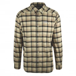 Columbia Men's Beige Brown Black Plaid Cornell Woods L/S Flannel Shirt (272) New Arrivals