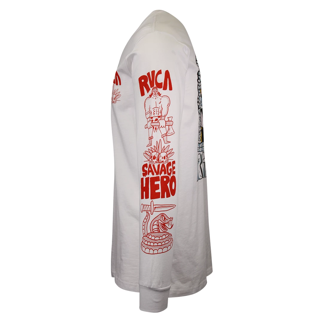 RVCA Men's Barbarian Regular Fit L/S T-Shirt (S12) 6 RVCA Men's Barbarian Regular Fit L/S T-Shirt (S12)