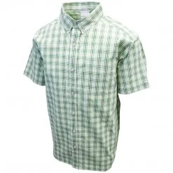 Spotted Clothing Columbia Men's Grey Green Rapid Rivers II S/S Shirt