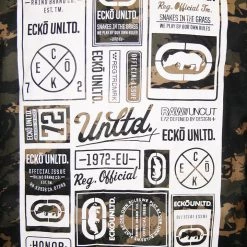 Mens Ecko Unltd. Men's Green Tan Snakes In The Grass Camo Pull Over Hoodie (S05) Size Medium