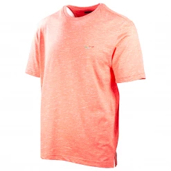 Mens Greg Norman Men's Heather Salmon Pink S/S T-Shirt (S01B) Size Large