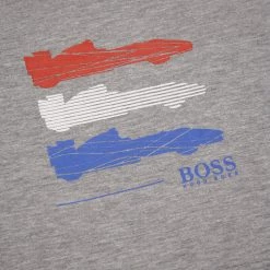 Hugo Boss Kid's Heather Grey Formula One Car S/S T-Shirt (S06) T-Shirts