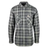 New Arrivals Carhartt Men's Dark Grey Ivory Plaid Snap Front L/S Woven Shirt (S13) 1 New Arrivals Carhartt Men's Dark Grey Ivory Plaid Snap Front L/S Woven Shirt (S13)