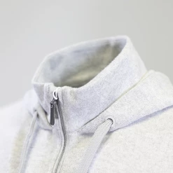 Hoodies & Sweatshirts Greg Norman Women's HTH Grey Technical Performance 1/4 Zip Hoodie (S01)